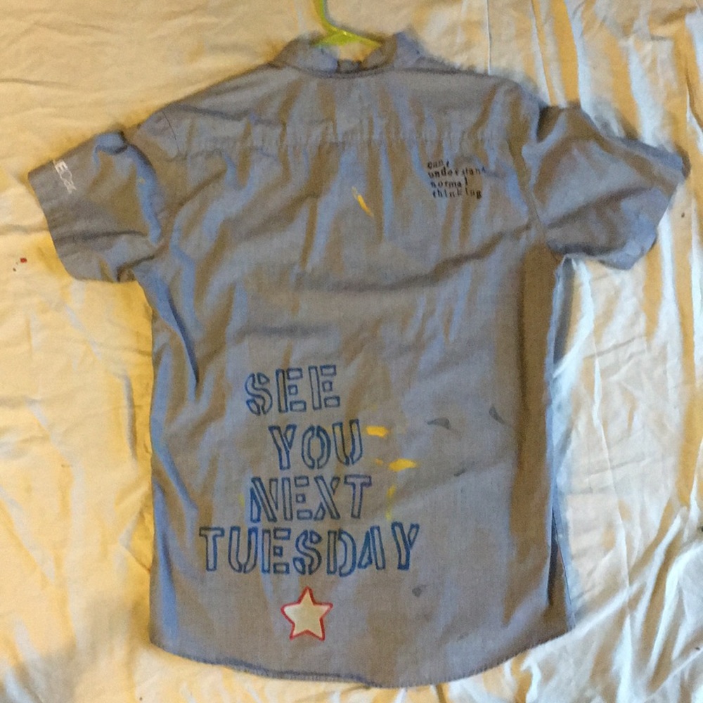 Custom Artists Quicksilver Button Down Shirt - image 4